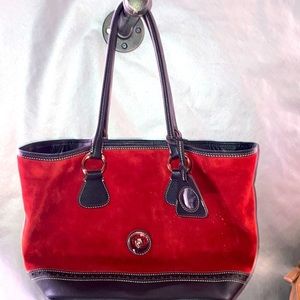 Dooney & Bourke Red And Black Shoulder Bag